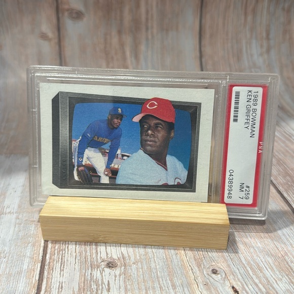 1989 Bowman Ken Griffey #259 PSA NM7 Baseball Card Item #572 - Picture 1 of 3